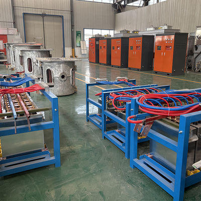 800KW 1T 철강 구리 알루미늄 폐기물 인덕션 녹기