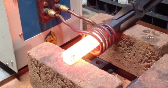 고주파 위조를 위한 30kw IGBT 휴대용 전기 유도 가열 기계